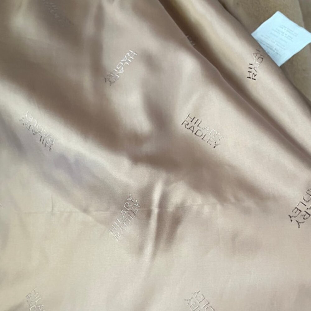 Hilary Radley Angora/Wool Blend Coat - Light Camel Colour - Size 6 / Medium - Picture 15 of 16